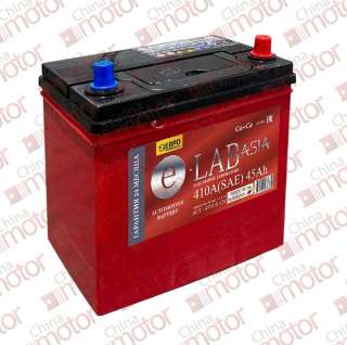 Аккумулятор 6CT-45 "E-LAB asia" JIS-B24 о. п. 236x128x225 410A "ЕАЗ" в Москве
