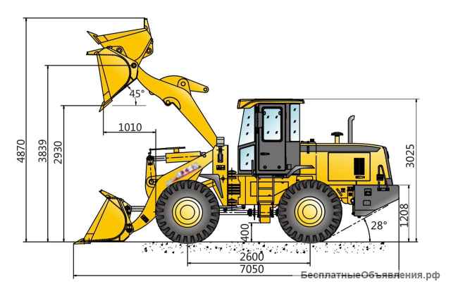 Фронтальный погрузчик XCMG LW300FN