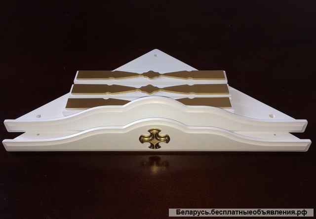 Полка для икон угловая двухъярусная ДН