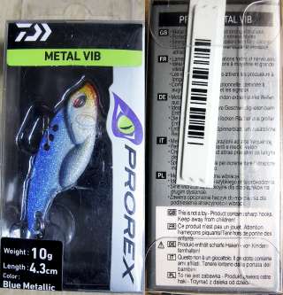 Daiwa Prorex Metal Vib 10гр Blue Metallic