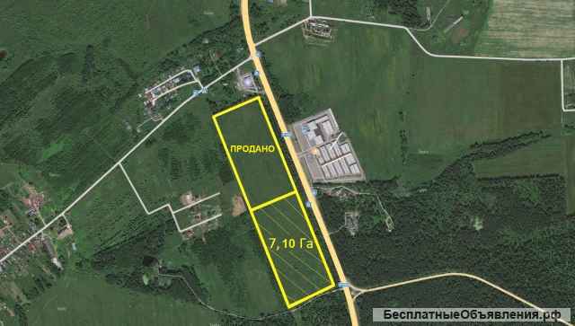 Участок 3,55 Га на выезде из Иванова на Москву