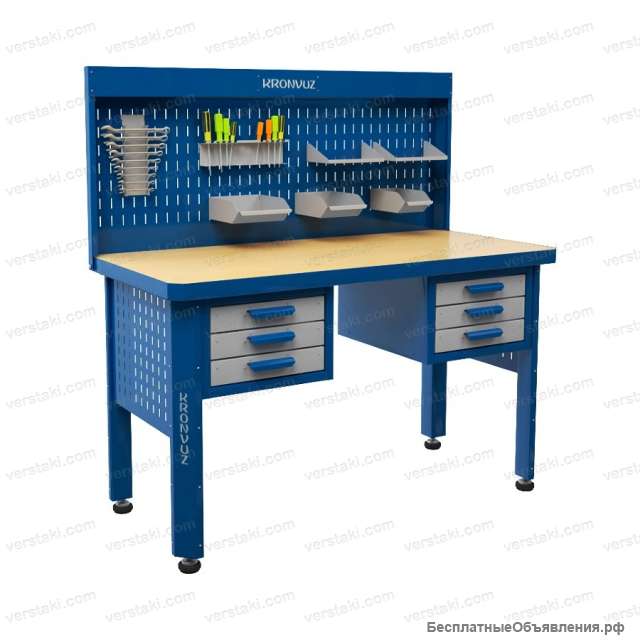 Слесарный стол KronVuz LT-303-S-KV-N-01