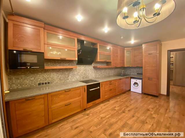 Квартира в мкр. Пироговский, 2 комнаты, евроремонт, 81.7 кв.м.