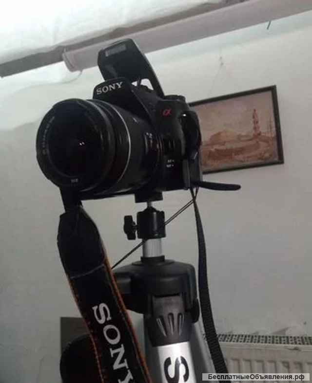 Sony Alpha A450 Kit со штативом