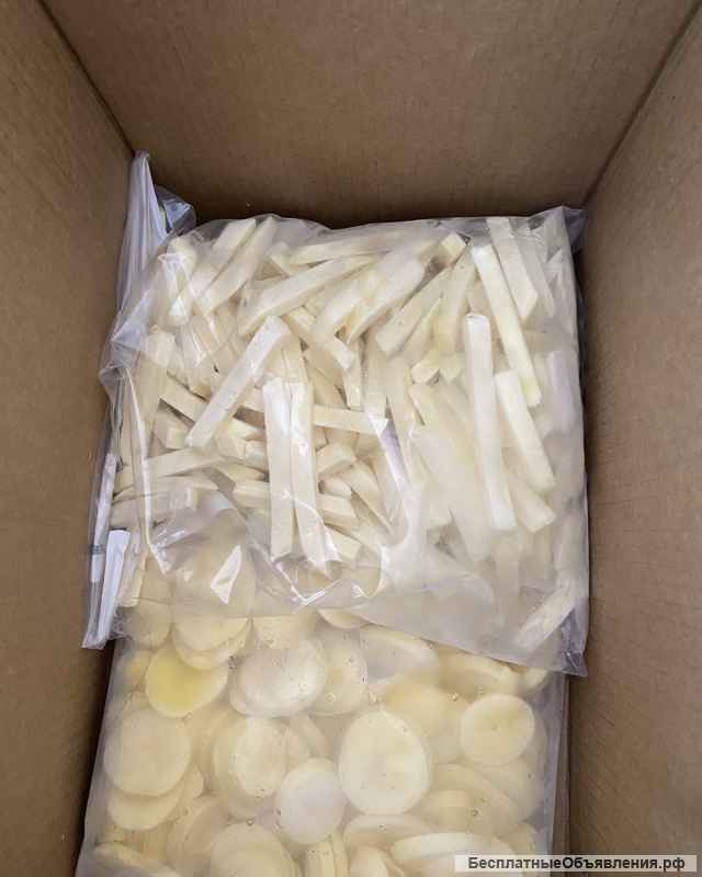 Картофель фри, кубик, слайс, морковь кубик, соломка и свежий картофель, морковь