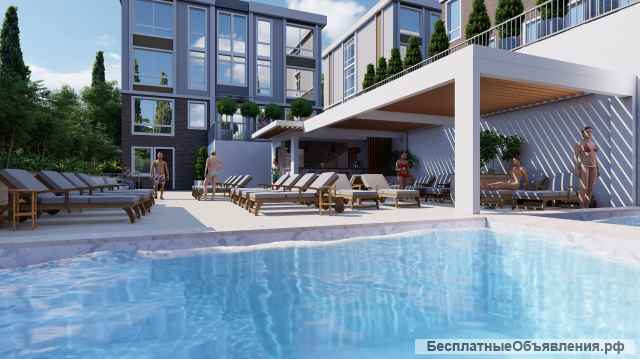 Под кафе или бар в новом апарт-отеле в центре Кургородка