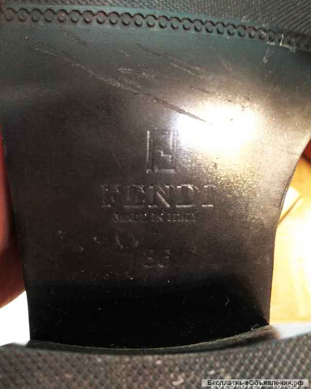 Сапоги новые, женские зимние Fendi 36 р