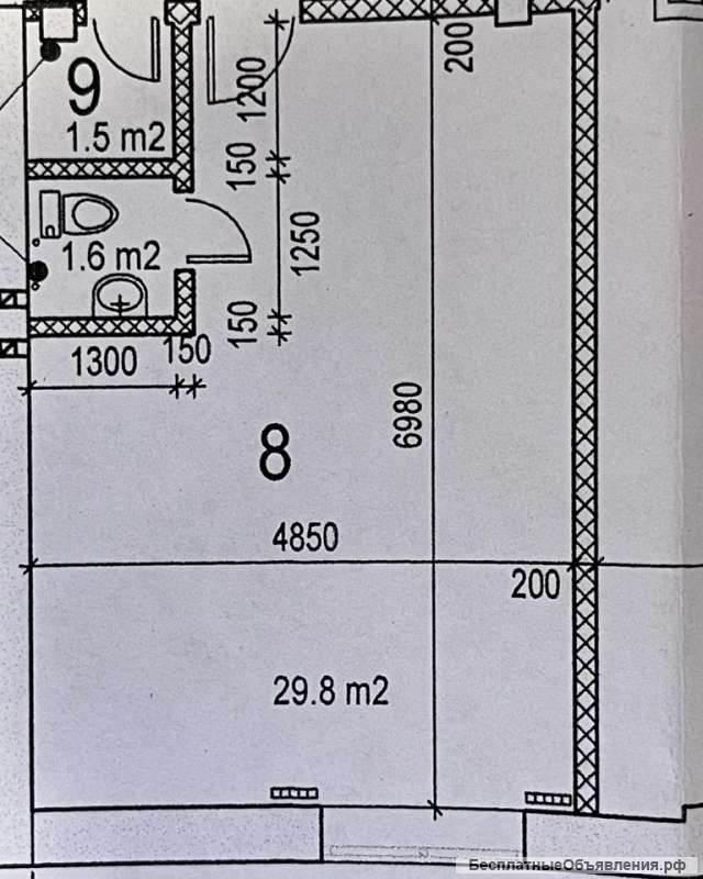 Аренда коммерческого помещения свободного назначения 31.4 кв. м, ул. Краснофлотская
