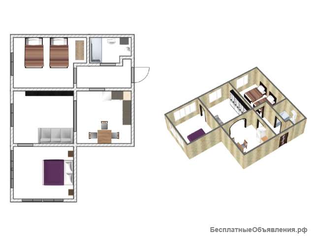 ЖК Ярославский, продается 3-х комнатная квартира, в хорошем состоянии