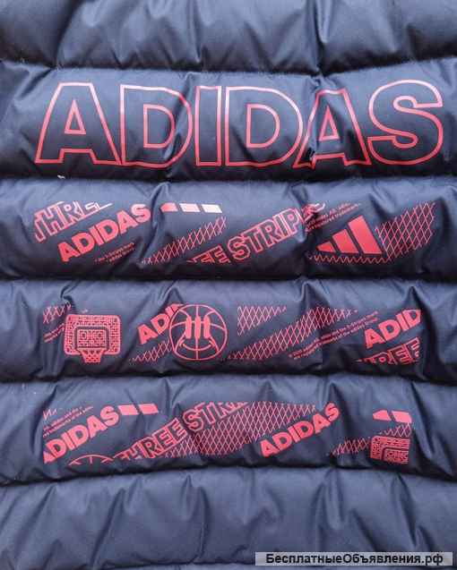 Пуховик зимний Адидас
