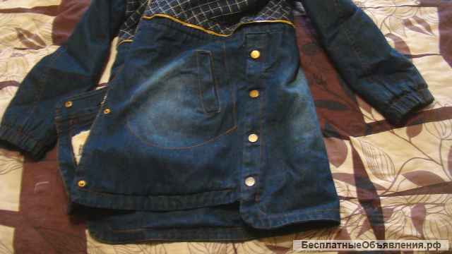 Куртка джинсовая женская утепленная