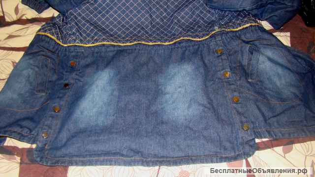 Куртка джинсовая женская утепленная