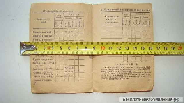 Красноармейская книжка