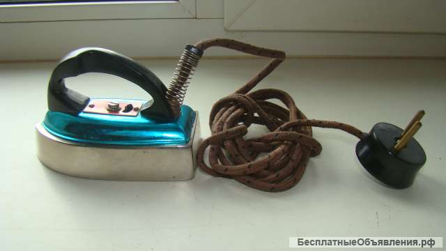 Утюг СССР дорожный. Винтаж