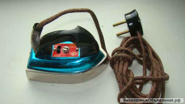 Утюг СССР дорожный. Винтаж
