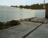 Пластиковый забор из ПВХ