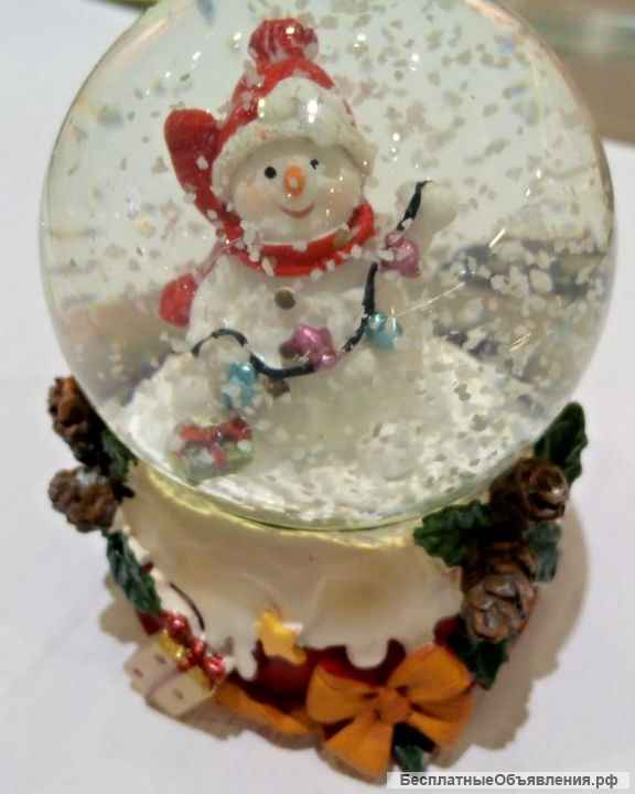 Шары со снегом в ассортименте
