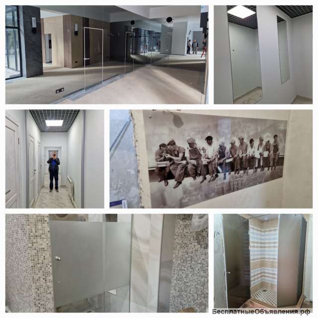 Монтаж стеклянных конструкций