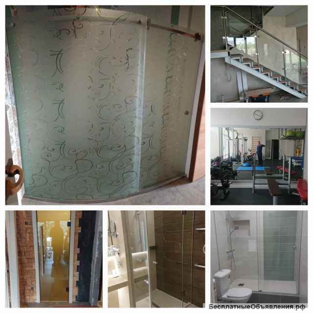 Монтаж стеклянных конструкций