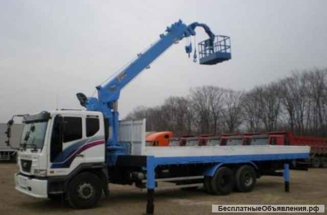 Аренда спецтехники (автовышка, автокран, манипулятор) по югу Московской области