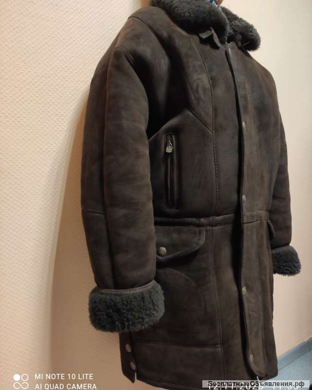 Дубленка мужская из овчины р. 52 54