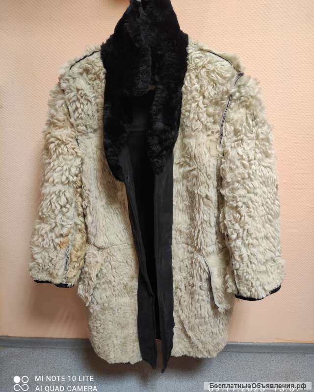 Полушубок мужской из овчины р. 52-54