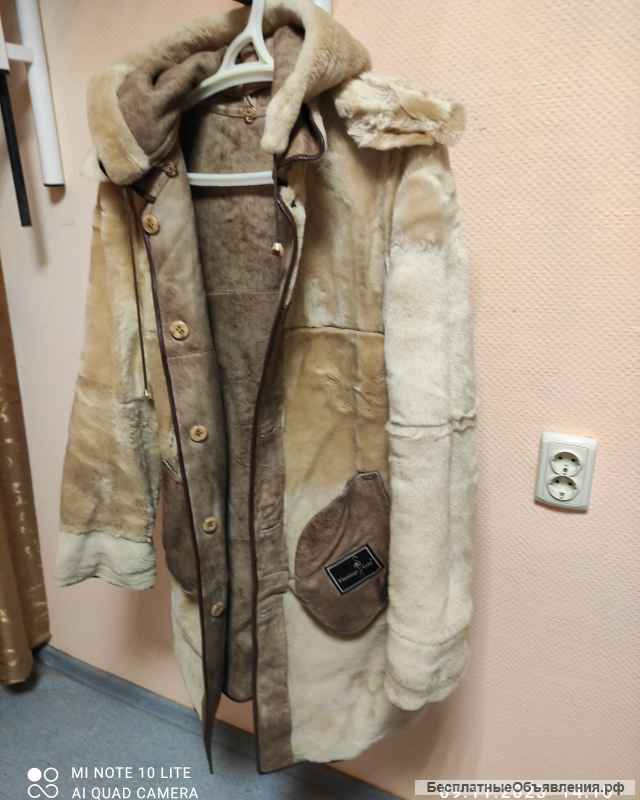 Дубленка женская силка из овчины р. 50-52