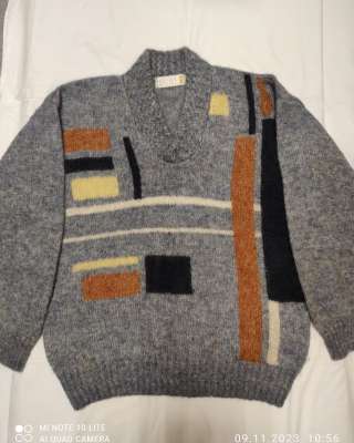 Пуловер мужской мохеровый - CASABLANCA новый 52-54