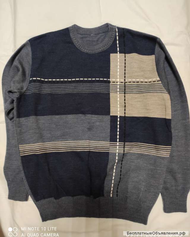 Свитер мужской новый р.54