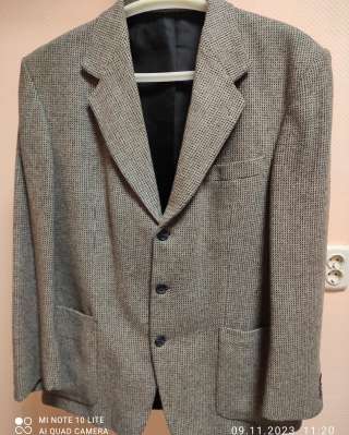 Пиджак мужской шерстяной р. 52-54