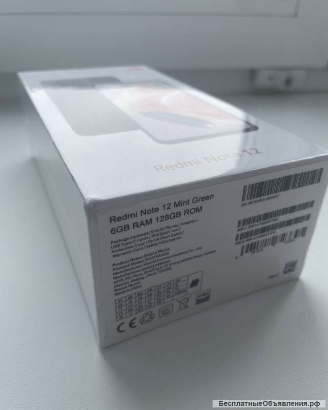 Xiaomi Redmi Note12,6-128