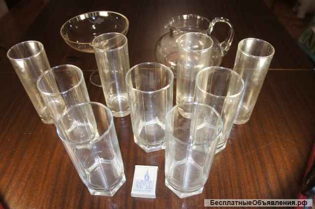 Luminarc Рюмки, Бокалы, Стаканы, Кувшин, Ваза