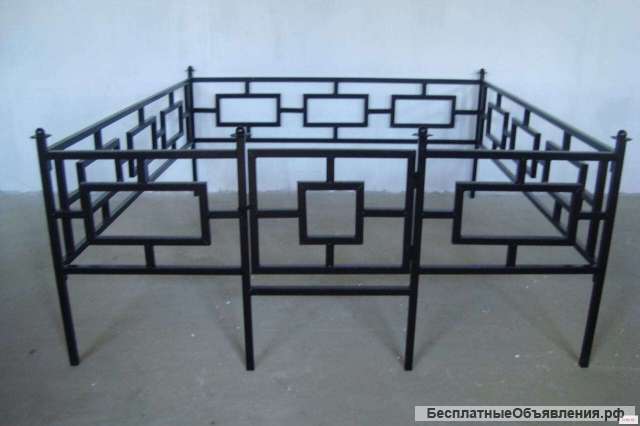 Бюджетные оградки на кладбище