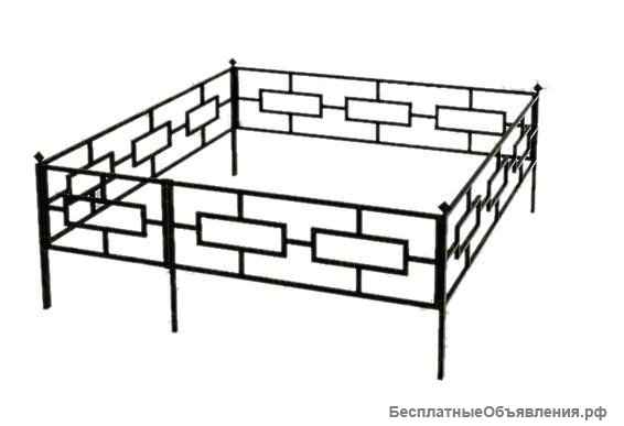 Бюджетные оградки на кладбище