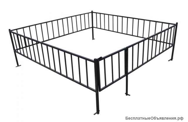 Бюджетные оградки на кладбище