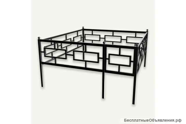 Бюджетные оградки на кладбище