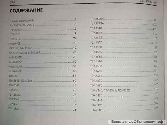 Микросхемы блоков цветности импортных телевизоров
