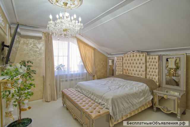 Шикарный дом с бассейном, баней и фонтаном