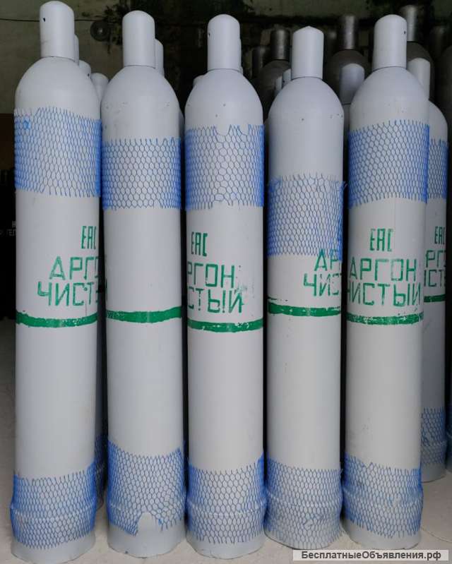 Баллон аргоновый 40л ГОСТ 949-2023