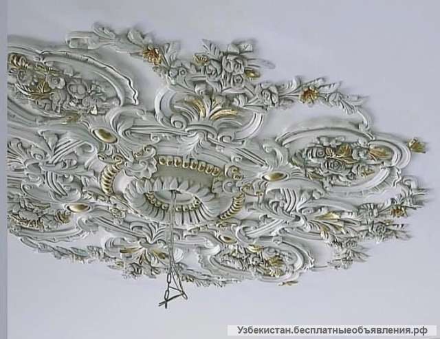 Художественный оформление тяги и карниз