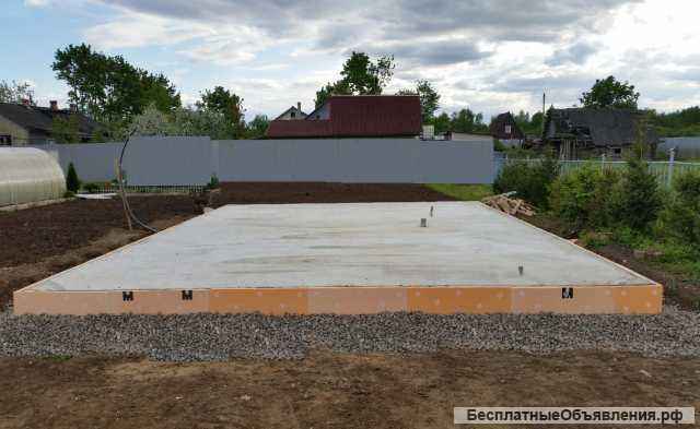 Строим фундаменты с нулевого цикла