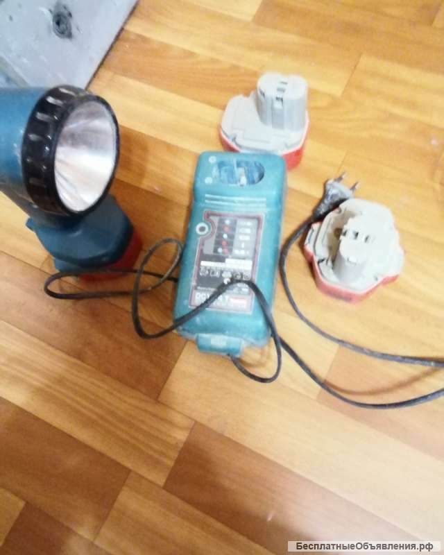 Фонарь аккумуляторный. б.у