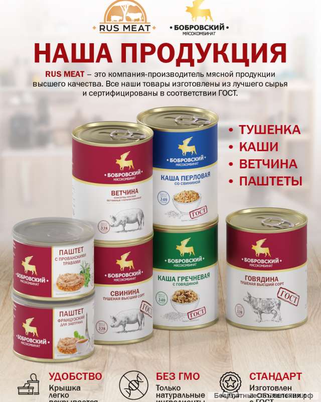 Тушенка Говядина-Свинина
