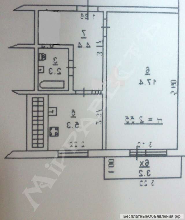1 комн. кв-ру; Темерник; Миронова; 7/9п; 31/18/5