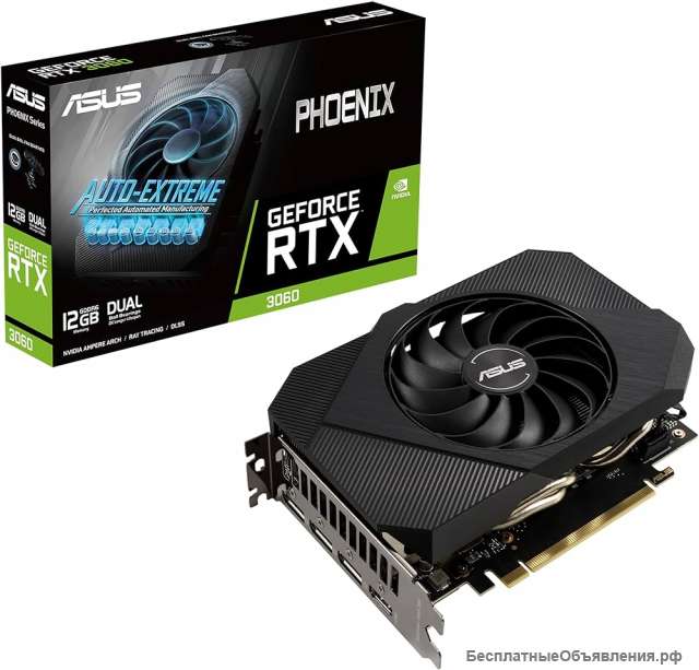 Видеокарта ASUS GeForce RTX 3060 Phoenix 12GB