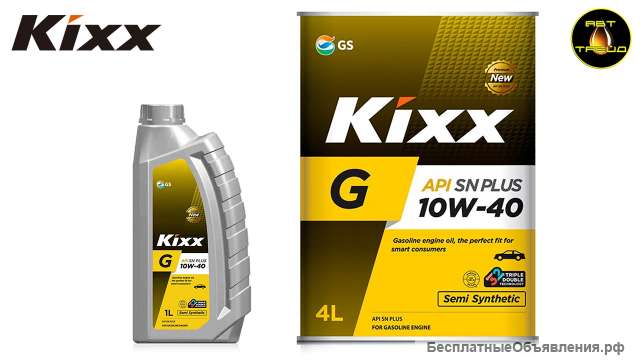 KIXX G 10W-40 SN PLUS Корейское моторное масло