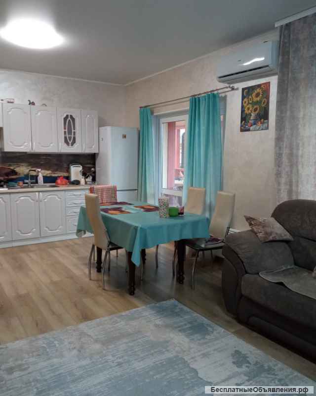 Новый дом с мебелью и техникой, 120 м2, шикарный сад, ИЖС, 12 соток