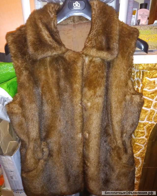 Безрукавка искусственный мех