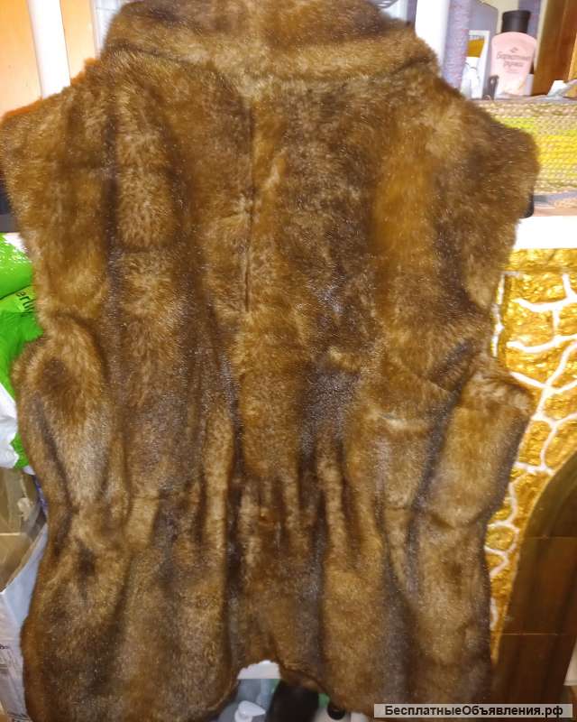 Безрукавка искусственный мех