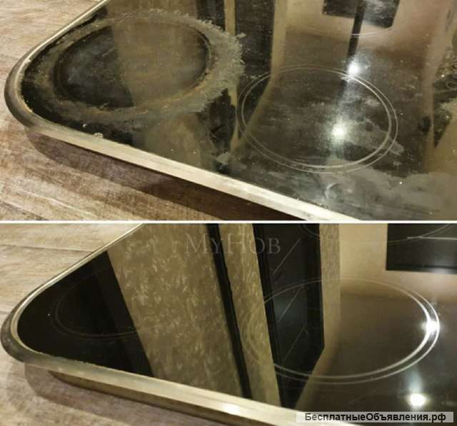 Полировка варочной панели, стеклокерамика